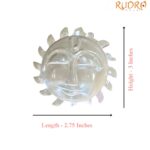 Crystal Sphatik Surya - 3 Inches - ( 148 Gram )