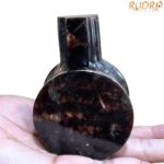 Hessonite Shivling - 588 gram