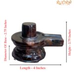 Hessonite Shivling - 588 gram