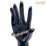 Sphatik Rudraksha Bracelet - 9 MM