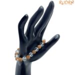 Sphatik Rudraksha Bracelet - 9 MM