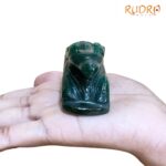 Green Jade Margatha Nandi 127 Gram - 1.75 Inches