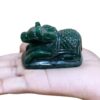 Green Jade Margatha Nandi 127 Gram - 1.75 Inches