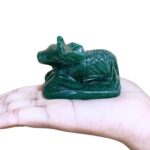 Green Jade Margatha Nandi 130 Gram - 2 Inches