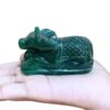 Green Jade Margatha Nandi 135 Gram - 1.75 Inches