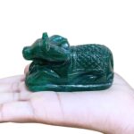 Green Jade Margatha Nandi 135 Gram - 1.75 Inches