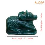 Green Jade Margatha Nandi 144 Gram - 2 Inches