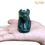 Green Jade Margatha Nandi 155 Gram - 1.75 Inches