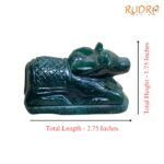 Green Jade Margatha Nandi 156 Gram - 1.75 Inches