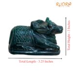 Green Jade Margatha Nandi 219 Gram - 2 Inches