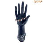 Crystal Sphatik Rudraksha Bracelet -9 MM