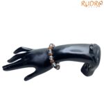 Crystal Sphatik Rudraksha Bracelet -9 MM