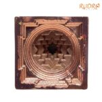 शुद्ध तांबा Solid Hollow Pure Copper Meru 3D shree yantra 4 inches - Exclusive from Rudrapuja