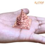 Pure Copper Hollow Meru Shree Yantra