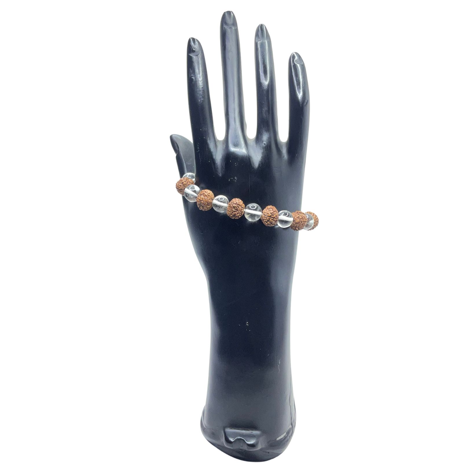 Crystal Rudraksha Bracelet - 10 MM
