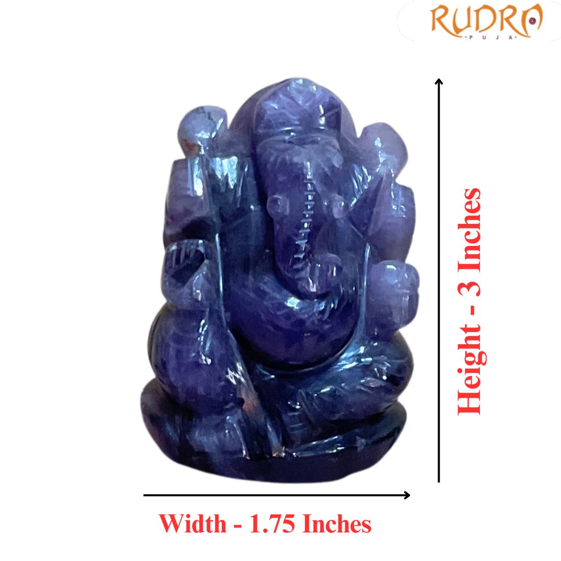 Amethyst Ganesha - 3 Inches - (232 Grams )