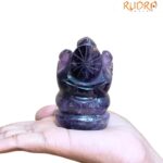 Amethyst Ganesha Idol - 3 Inches - (218 Grams )