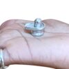 Certified Parad Shivling (0.75 Inches) (65 to 70% Mercury Content) - 26 Grams