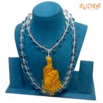 Crystal Simple Mala 16MM Beads – 108+1 Meditation & Prayer Necklace for Yoga, Mindfulness, and Spiritual Healing (Copy)