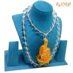 Crystal Simple Mala 16MM Beads – 108+1 Meditation & Prayer Necklace for Yoga, Mindfulness, and Spiritual Healing (Copy)