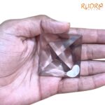 Crystal Sphatik Pyramid 1.25 Inches 99 Grams