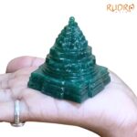 Green Jade Margatha Shree Yantra 2.25 inches (132 Grams)