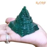 Green Jade Margatha Shree Yantra 2.5 inches (165 Grams)