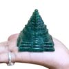 Green Jade Margatha Shree Yantra 2.5 inches (165 Grams)