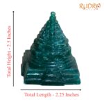 Green Jade Margatha Shree Yantra 2.5 inches (166 Grams)