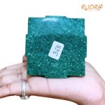 Green Jade Margatha Shree Yantra 3 inches (368 Grams)