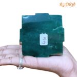 Green Jade Margatha Shree Yantra 3 inches (410 Grams)