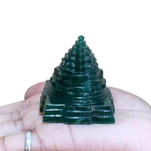 Green Jade Shree Yantra - ( 125 Gram)