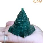 Green Jade Shree Yantra - 2.25 Inches - ( 131 Gram)