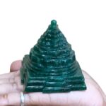 Green Jade Shree Yantra - ( 324 Gram)