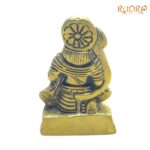 Hanuman Sitting Brass Idol - 2.5 inches ( 155 Grams )