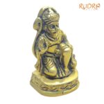 Hanuman Sitting Brass Idol - 2.5 inches ( 155 Grams )