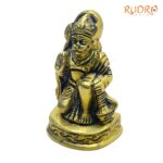 Hanuman Sitting Brass Idol - 2.5 inches ( 155 Grams )