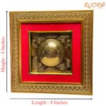 Kurma shree yantra gold plated with frame 8