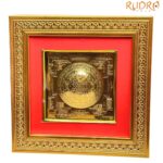 Kurma shree yantra gold plated with frame 8
