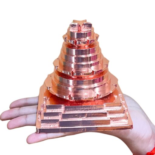 Mahamritunjay Meru 3d - 4 by 4 Inches - (740 Grams)