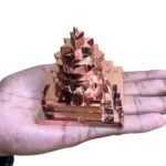 Pure Copper Hollow Meru Shree Yantra