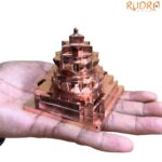 Pure Copper Hollow Meru Shree Yantra