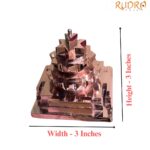 Pure Copper Hollow Meru Shree Yantra 460 gm