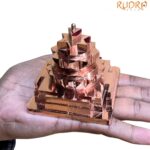 Pure Copper Hollow Meru Shree Yantra