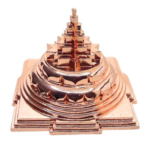 Pure Copper Hollow Meru Shree Yantra