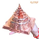 Pure Copper Hollow Meru Shree Yantra