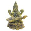 Saraswati Idol in Brass - 3 Inches ( 262 Grams )