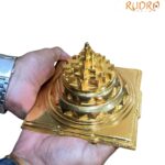 Solid Akhand Meru Shree Yantra 6 Gold Plated