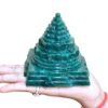 Green Jade Margatha Shree Yantra 4 inches (777 Grams)
