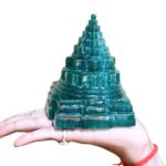Green Jade Margatha Shree Yantra 4.25 inches (872 Grams)